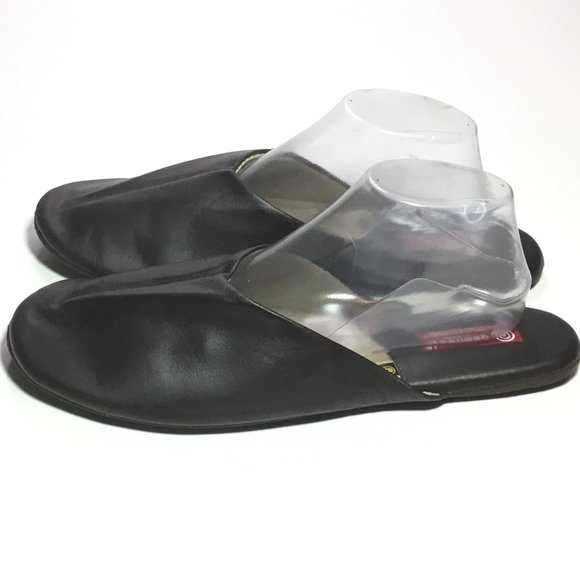 Gamuzzi Piel Mexican Leather Slippers Brown Size 8 NWP - Picture 4 of 5